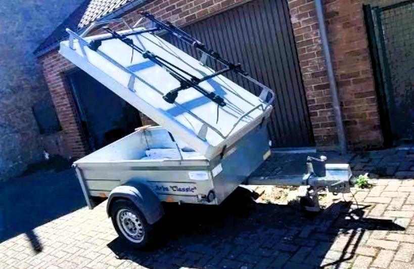 location remorque SARIS bagages, bagagère 4 porte vélos, Enlèvement, Utilisé