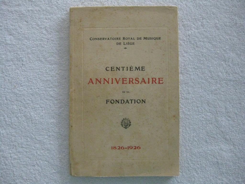 Liège Conservatoire de Musique - EO 1926 – rare collector, Enlèvement ou Envoi, Utilisé