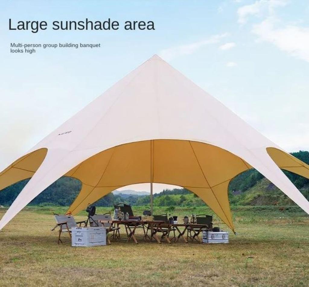 Zomeraanbieding! Campershelter 14x14m Stertent 2024 Creme, Ophalen of Verzenden, Nieuw