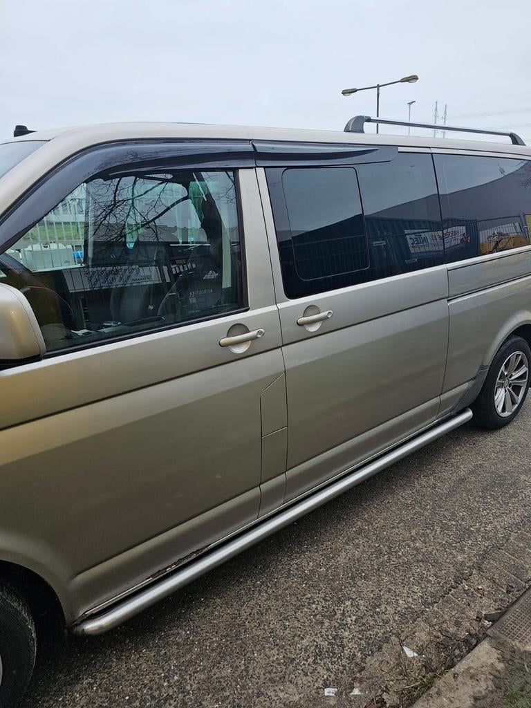Volkswagen Transporter T5 Caravella 174pk!, Auto's, Stof, 4 cilinders, Schuifdeur, Beige