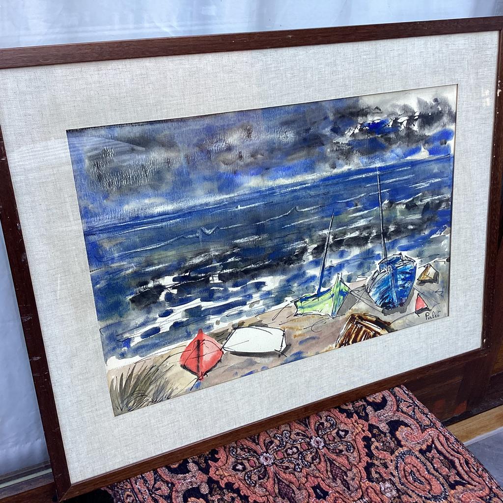 Pirlet octave - zeezicht aquarel, Enlèvement