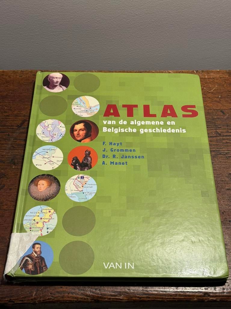 Atlas van de algemene & belgische geschiedenis, Boeken, Ophalen, Gelezen, Geschiedenis