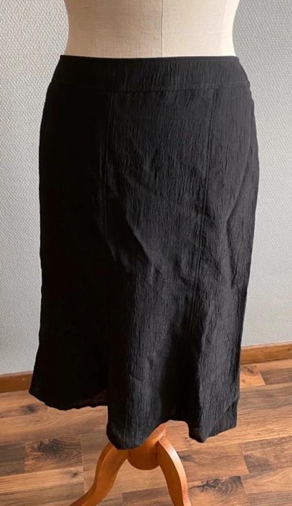 Zwarte rok Mayerline Brussels maat 42, Taille 42/44 (L), Mayerline, Comme neuf, Sous le genou
