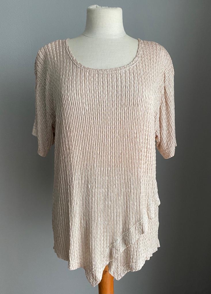 Beige topje Betty Barclay maat XL, Manches courtes, Taille 46/48 (XL) ou plus grande, Beige, Betty Barclay