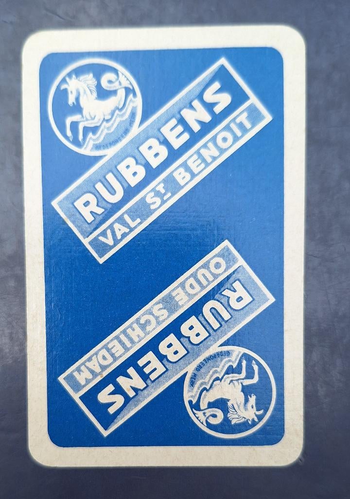 Carte à jouer Zele — Rubbens old schiedam, blue_66, Collections, Cartes à jouer, Jokers & Jeux des sept familles, Utilisé, Enlèvement ou Envoi