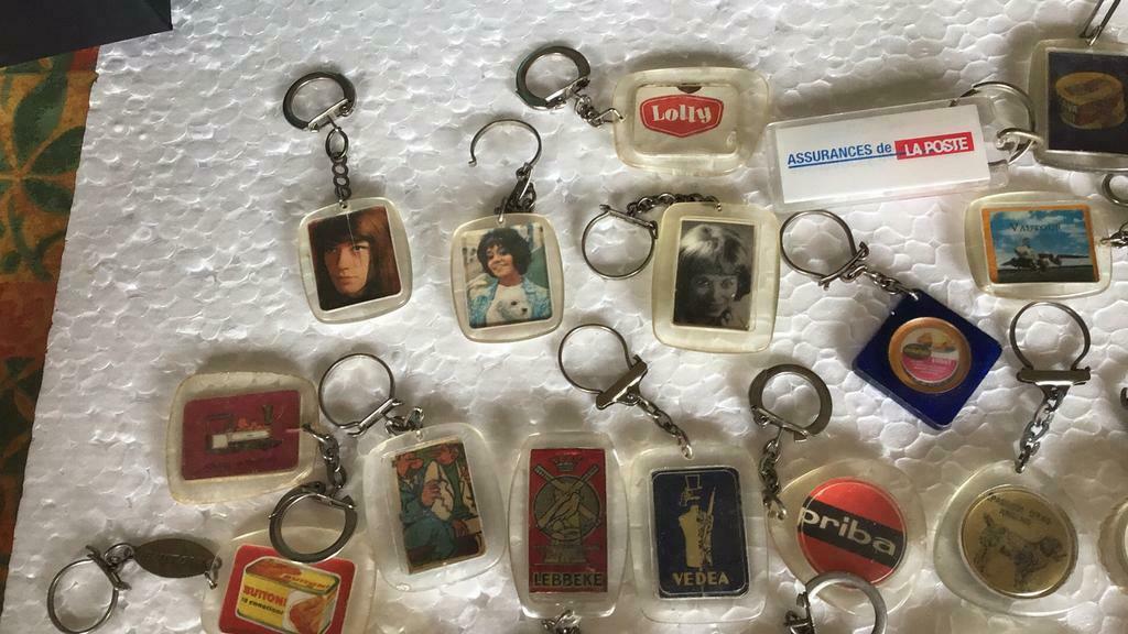 Vintage sleutelhanger (w1) ring 1, Ophalen of Verzenden, Gebruikt, Overige typen