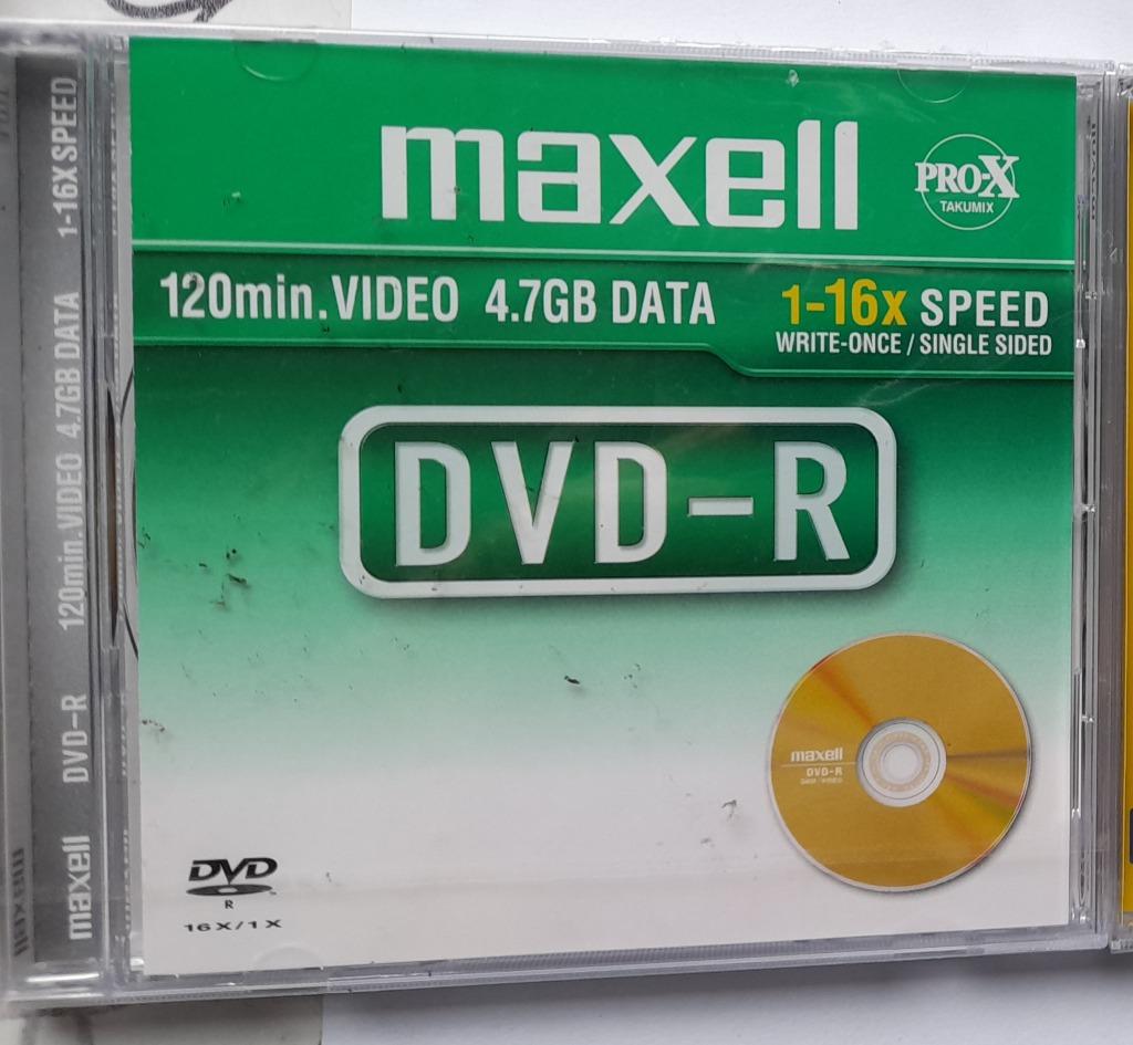 Maxell 4.7GB DVD-R schijf, nieuw verzegeld, Computers en Software, Ophalen of Verzenden, Nieuw, Dvd