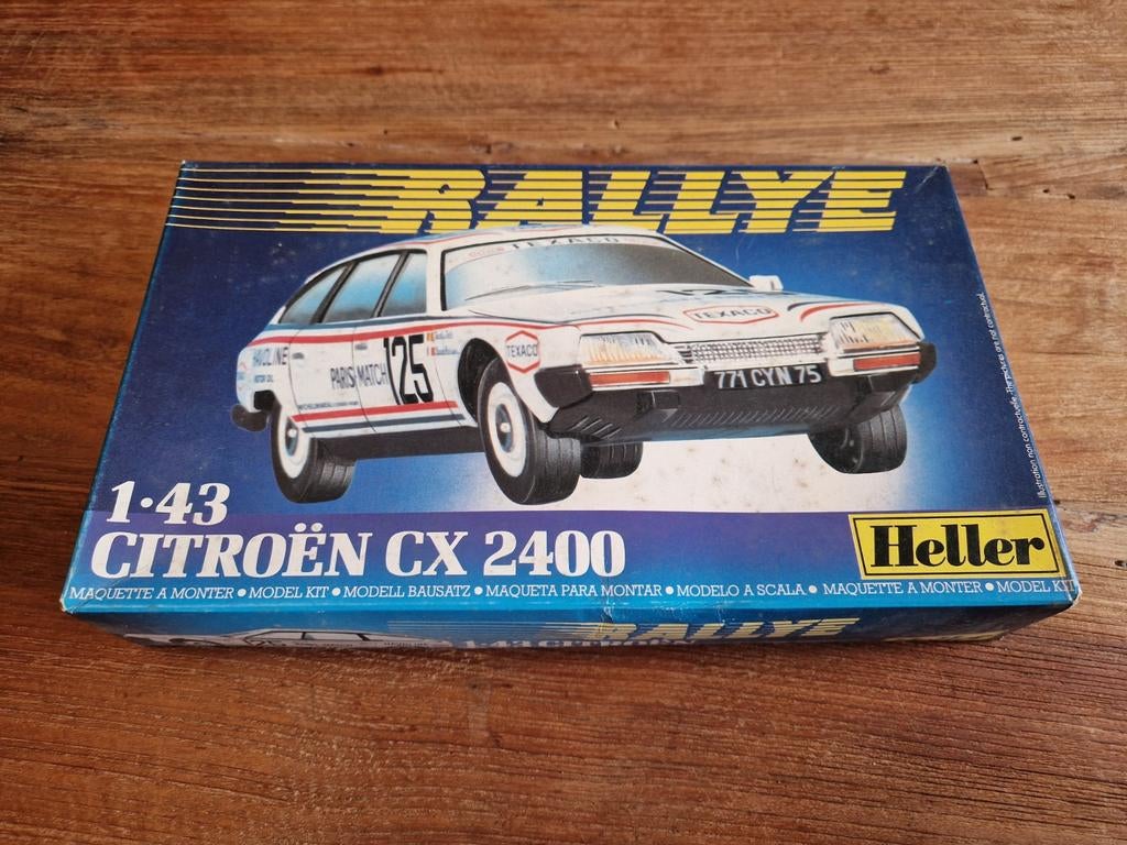 1/43 Heller Modelbouw Citroën CX 2400 Rallye, Hobby en Vrije tijd, Modelbouw | Auto's en Voertuigen, Ophalen of Verzenden, Heller