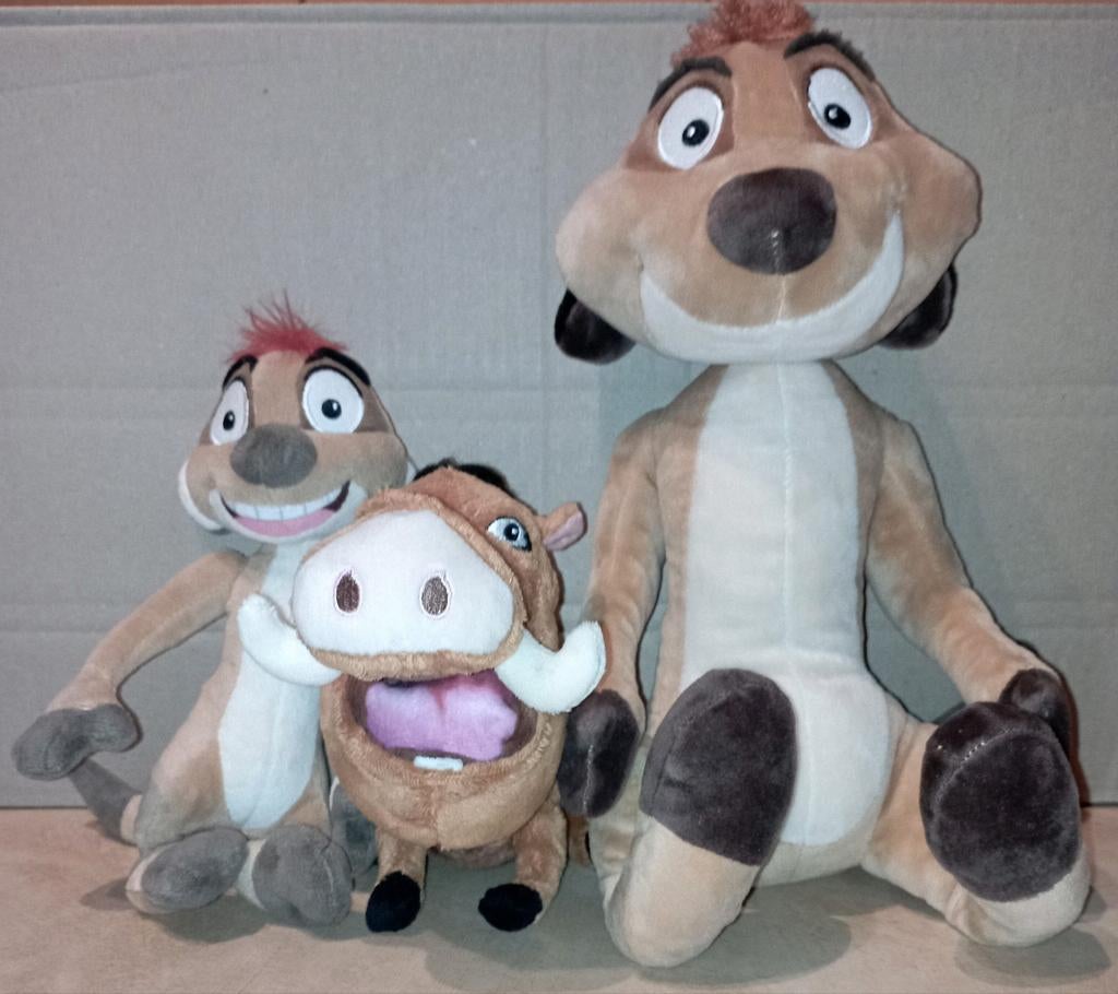 Hakuna Matata: Disney The Lion King Timon & Pumbaa, Ophalen of Verzenden, Leeuwenkoning of Jungle Boek, Zo goed als nieuw, Knuffel