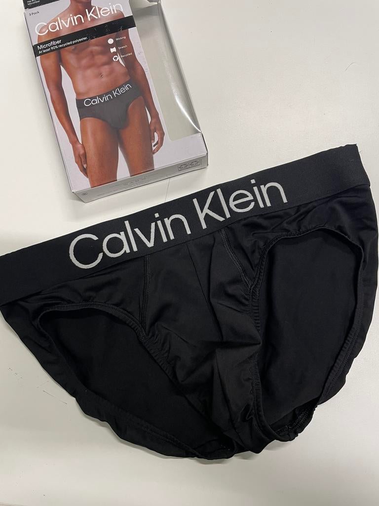 Slip en microfibre CK Nouveau, Envoi, Noir, Calvin Klein, Slip