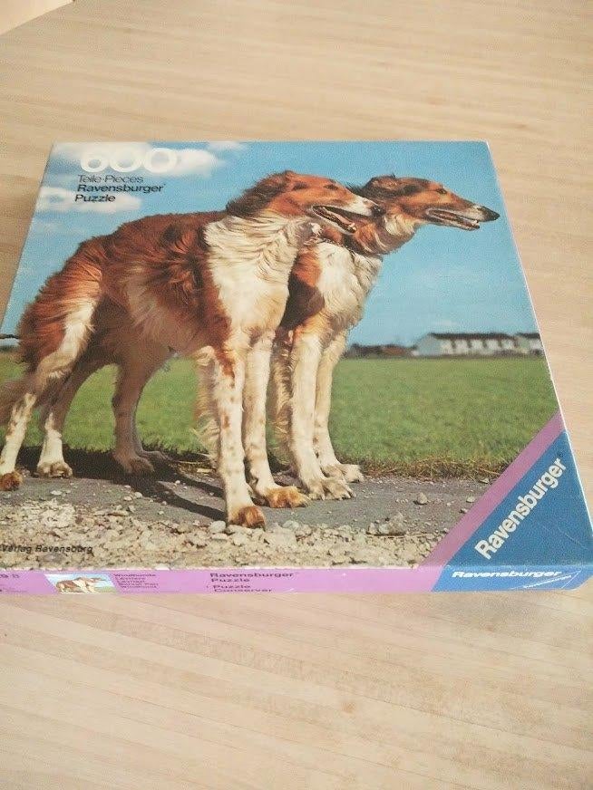 Puzzel  2 Honden  van Ravensburger., Ophalen of Verzenden, Meer dan 50 stukjes, Zo goed als nieuw, 4 tot 6 jaar