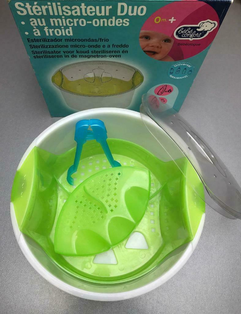 Bébé Confort magnetron en koude sterilisator Duo, Kinderen en Baby's, Ophalen of Verzenden, Gebruikt, Sterilisator
