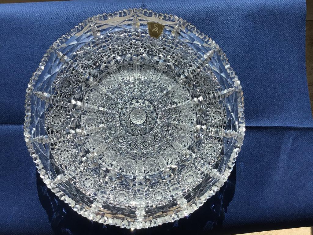 Schaal in kristal, Antiek en Kunst, Ophalen