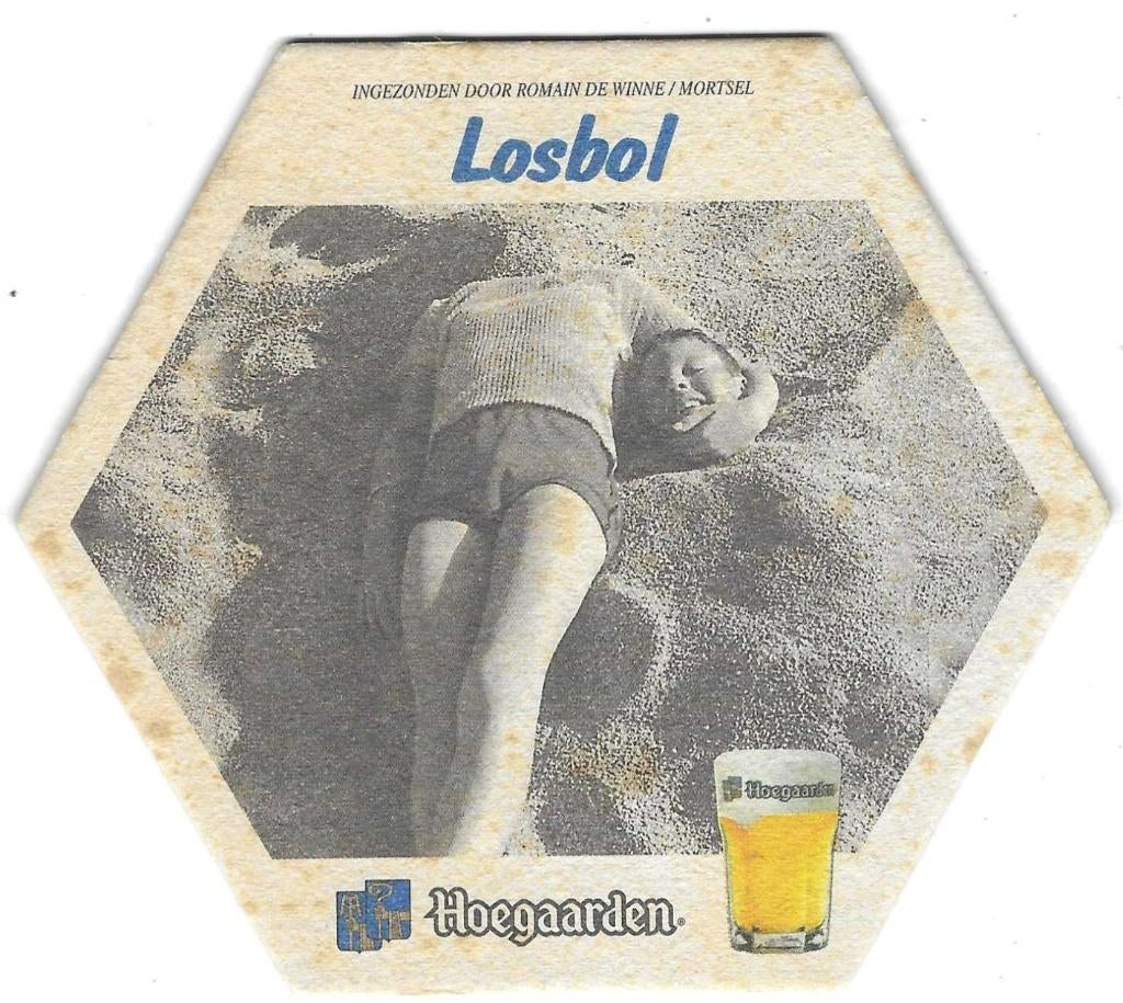 bierviltje 1st Hoegaarden losbol, Envoi