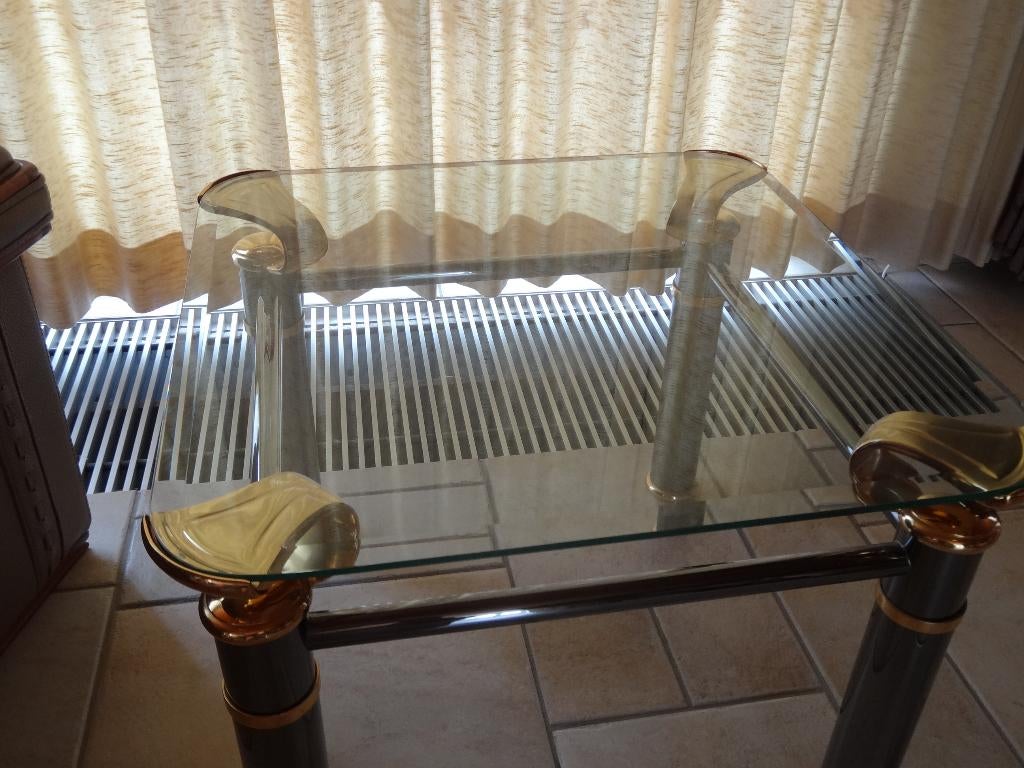 salontafel, Moins de 50 cm, Verre, Enlèvement, Carré