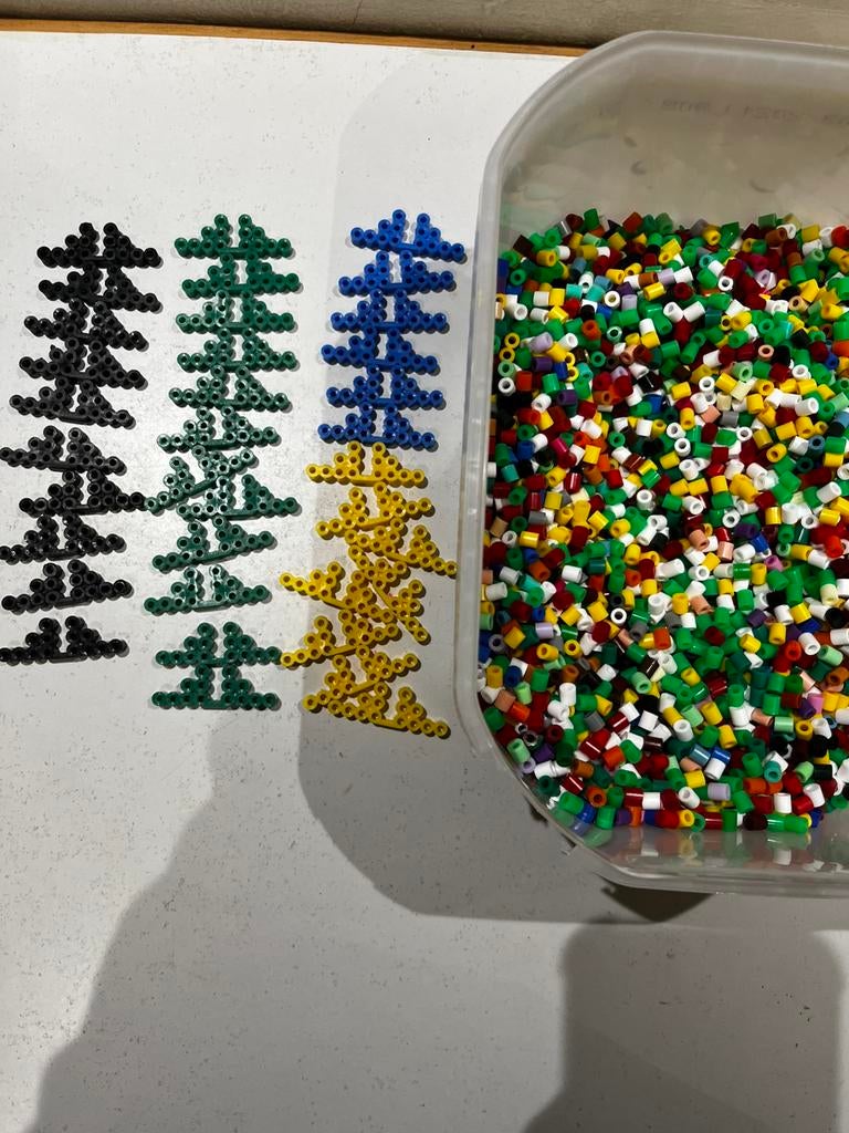 strijkparels mix+standjes, Hobby en Vrije tijd, Ophalen of Verzenden, Gebruikt, Overige typen