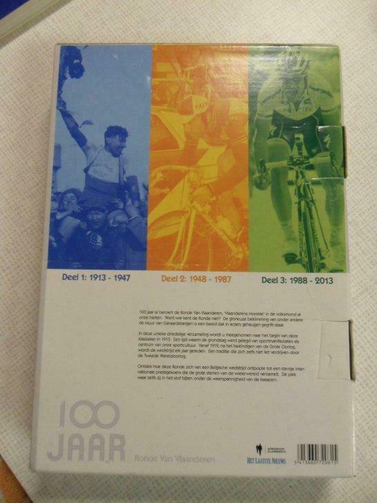 3 boeken in box  100 jaar ronde van vlaanderen, Boeken, Ophalen of Verzenden, Nieuw