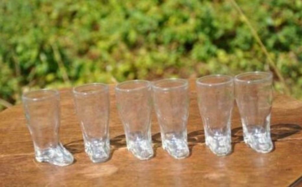 6 verres a liqueur forme botte, Enlèvement ou Envoi, Neuf, Verre, Verre ou Verres