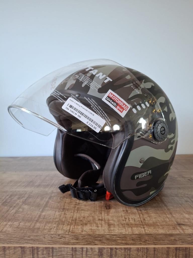 STOCKDEALS! Motorhelm Jet - Caberg Freeride Com (Maat M), Casque jet, Enlèvement, Neuf, avec ticket, Caberg