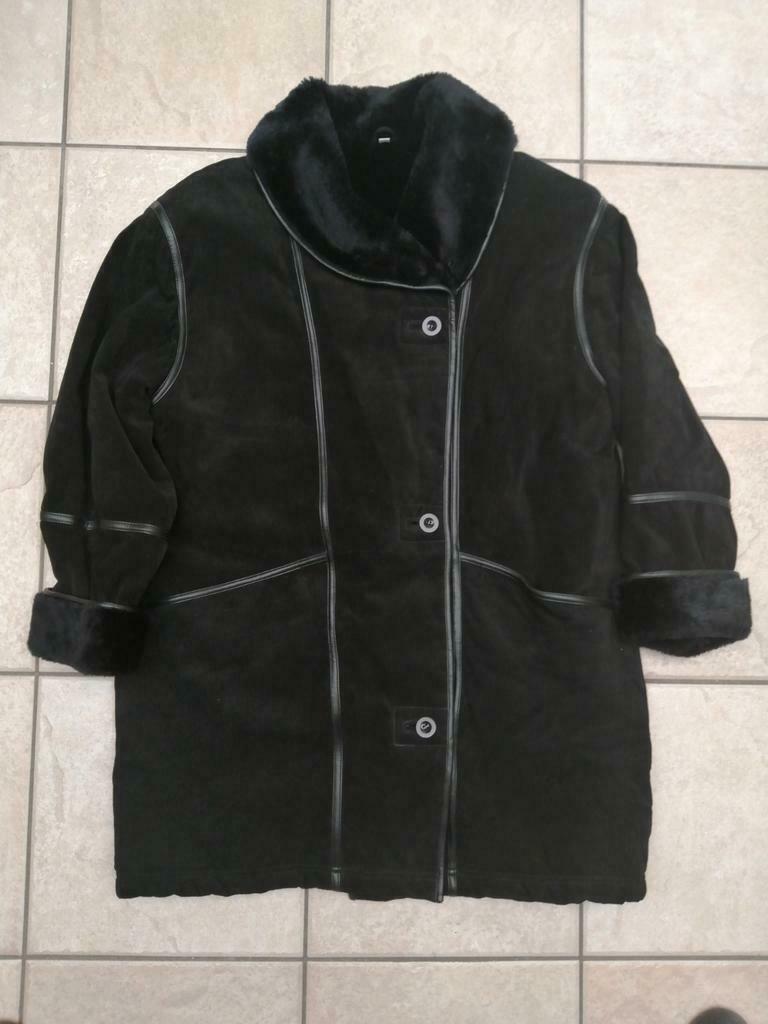 zwarte varkenskorst 3/4damesjas in varkenskorst, Kleding | Dames, Ophalen of Verzenden, Gedragen, Zwart