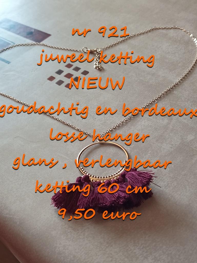 921. Bijou : chaîne, NEUF, frais de port inclus, Autres matériaux, Avec pendentif, Envoi, Neuf