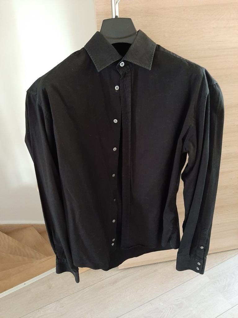 Heren hemd, merk ESSENTIEL, Kleding | Heren, Ophalen of Verzenden, Zwart
