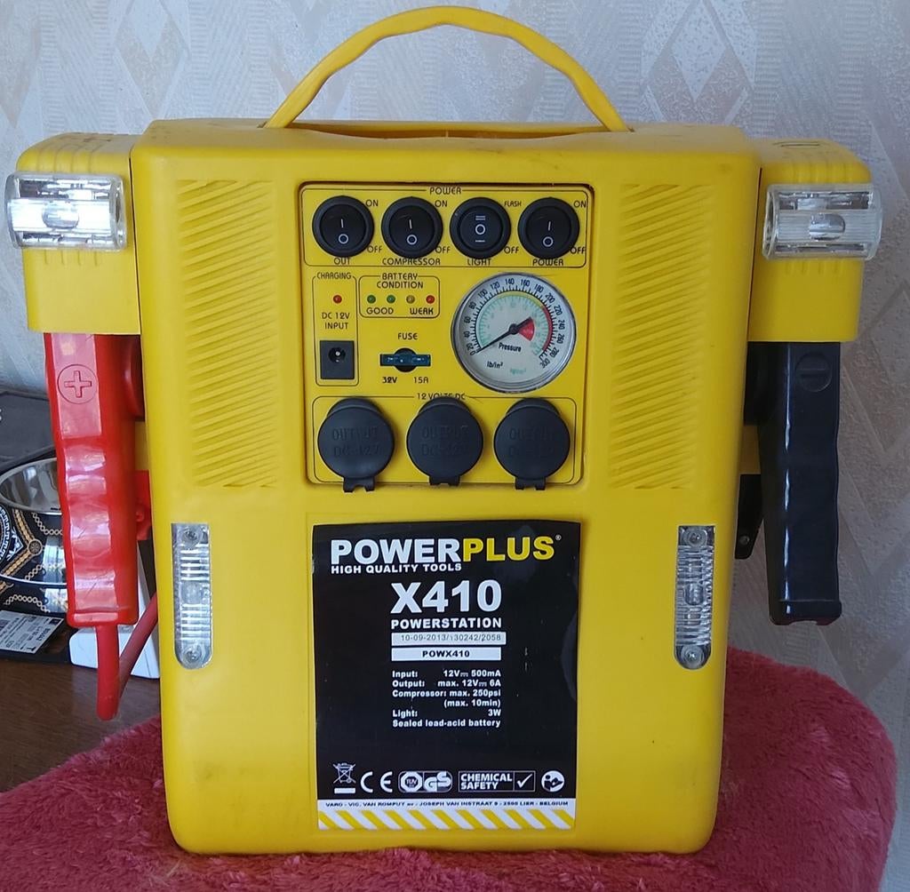 Acculader  powerplus verlaagde prijs, Ophalen