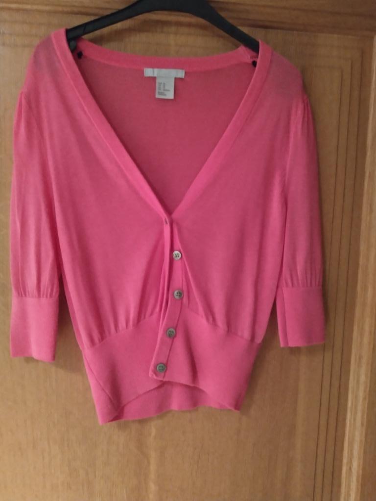 Roze/fuschia gilet H&M, H&M, Ophalen of Verzenden, Zo goed als nieuw, Roze