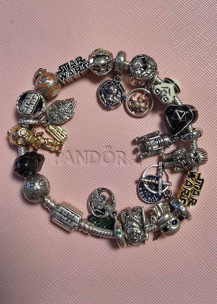 Pandora armband Star Wars complete collectie, Handtassen en Accessoires, Armbanden, Ophalen