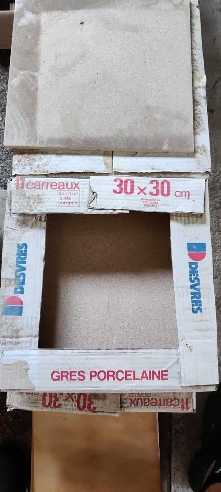 Carrelage grés cerame porcelaine, Neuf, 20 à 40 cm, Carrelage de sol, Céramique