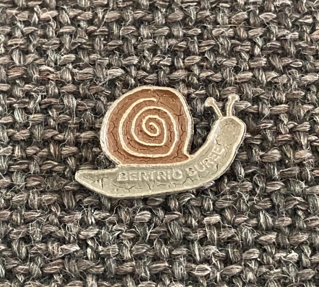 PIN - BERTRIC-BURÉE - FRANCE - FRANKRIJK - SLAK - ESCARGOT, Collections, Envoi, Utilisé, Ville ou Campagne, Insigne ou Pin's