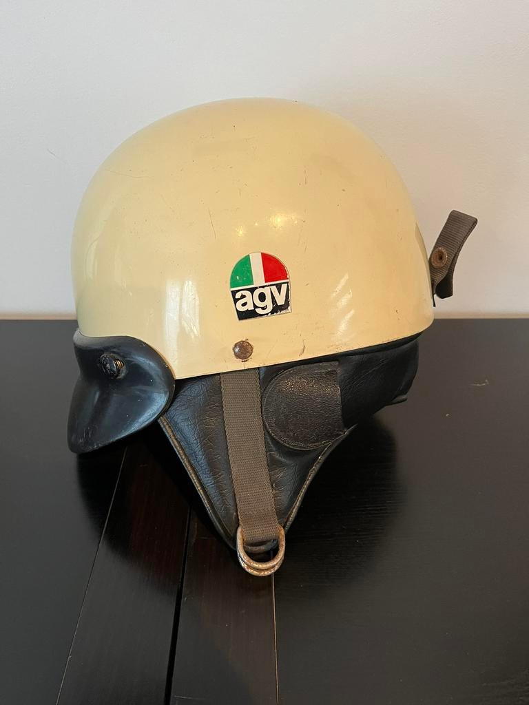 Faire offre ancien casque VESPA années 50 ( 74ans), Utilisé