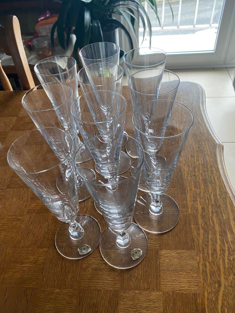 Flutes à champage en cristal, Collections, Enlèvement, Comme neuf