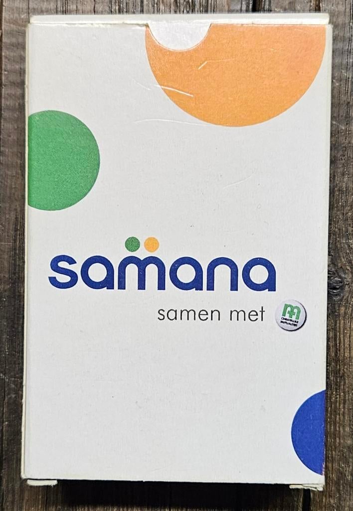 Samana speelkaarten NIEUW
Dit is een nieuwe pak,, Verzamelen, Ophalen of Verzenden, Speelkaart(en)