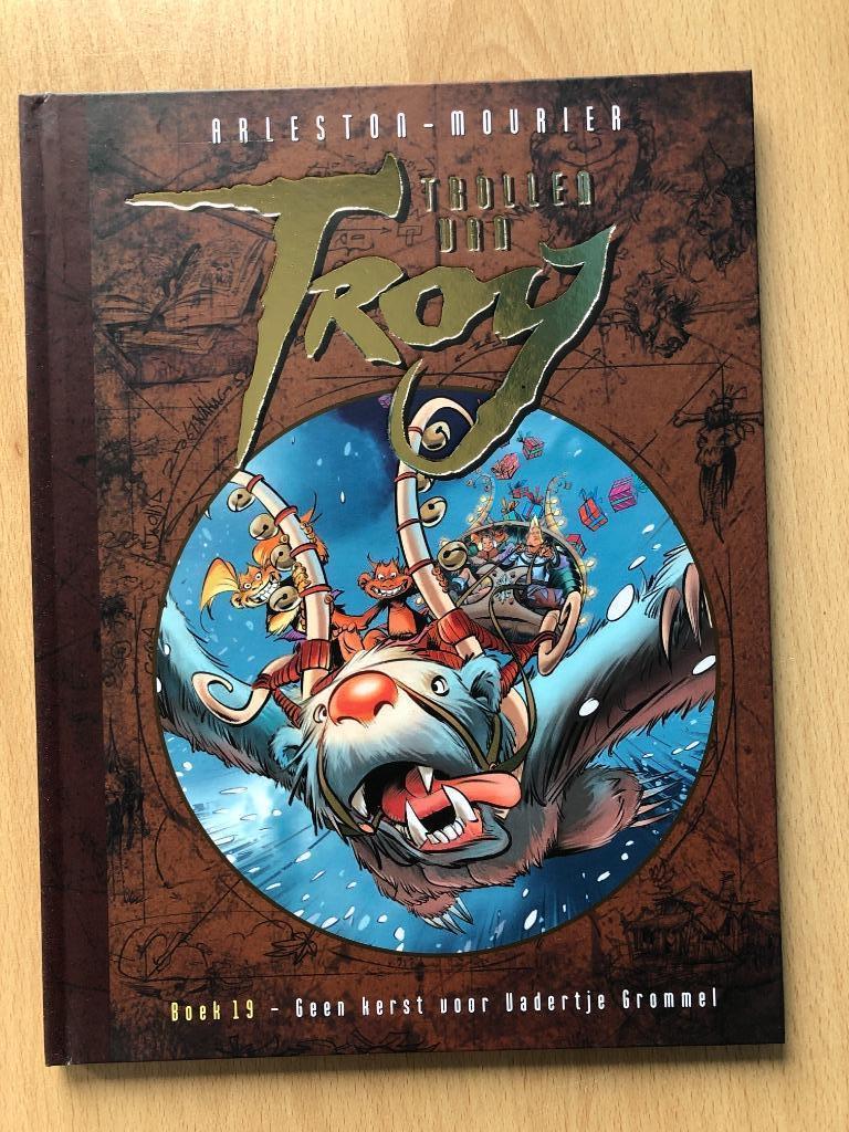 Trollen van Troy 19 Geen kerst voor Vadertje Grommel - Hardc, Eén stripboek, Ophalen of Verzenden, Zo goed als nieuw
