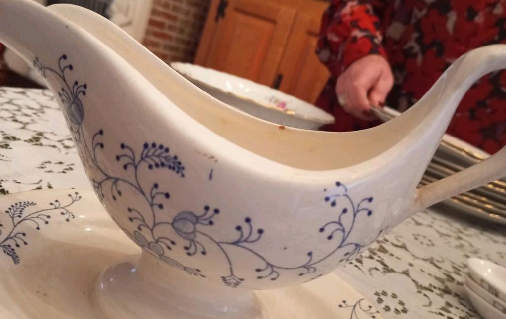 Casserole Delft vintage, + de 60 ans, Enlèvement ou Envoi