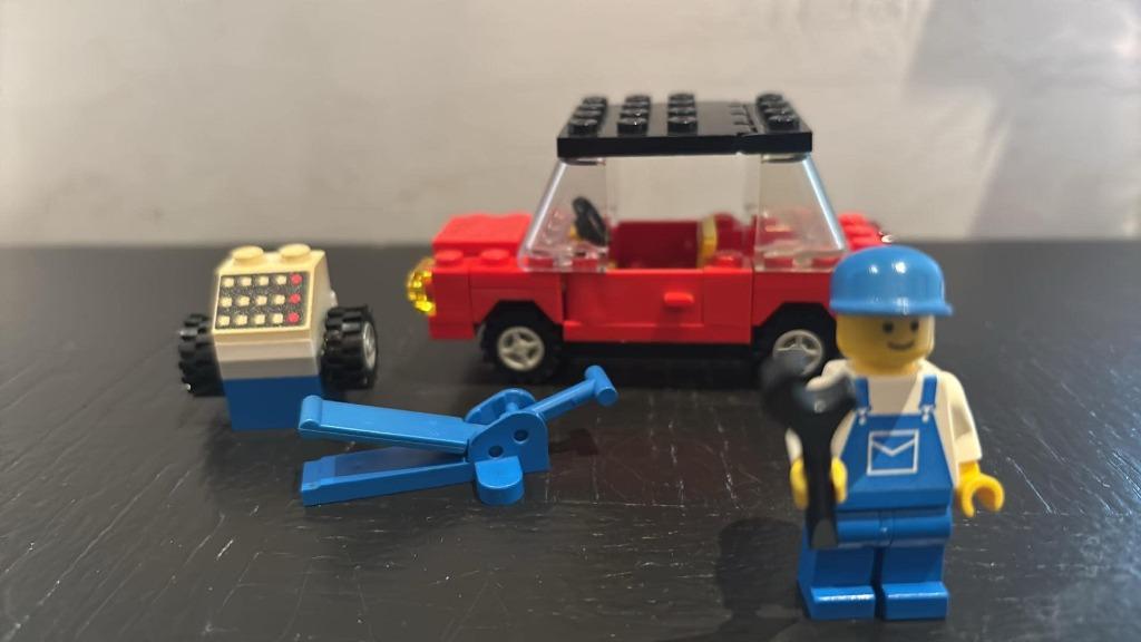 Lego 6655 vintage auto + tire repair / auto en banden herste, Ophalen of Verzenden, Gebruikt, Complete set, Lego