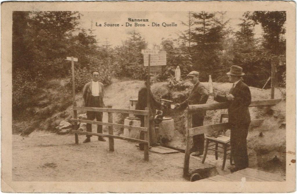 Carte postale ancienne Banneux La Source 1934, Envoi, 1920 à 1940, Affranchie, Liège