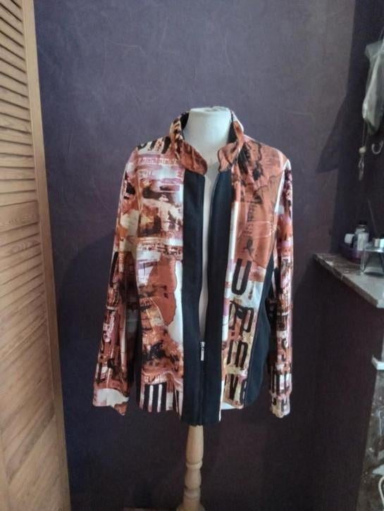 PUNT ROMA veste  blouson multicolore tallle 42/44, Enlèvement ou Envoi, Comme neuf, Taille 42/44 (L)