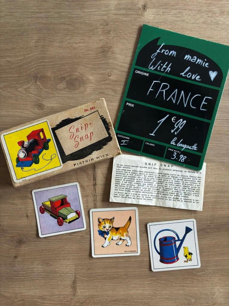 jeu de société vintage snip snap par willy mayrl Piatnik, Ophalen of Verzenden, Gebruikt