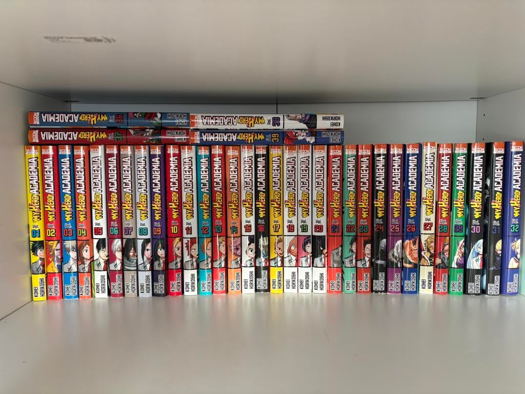 My Hero Academia – Delen 1 t/m 32 + 36 frans, Boeken, Ophalen of Verzenden, Zo goed als nieuw