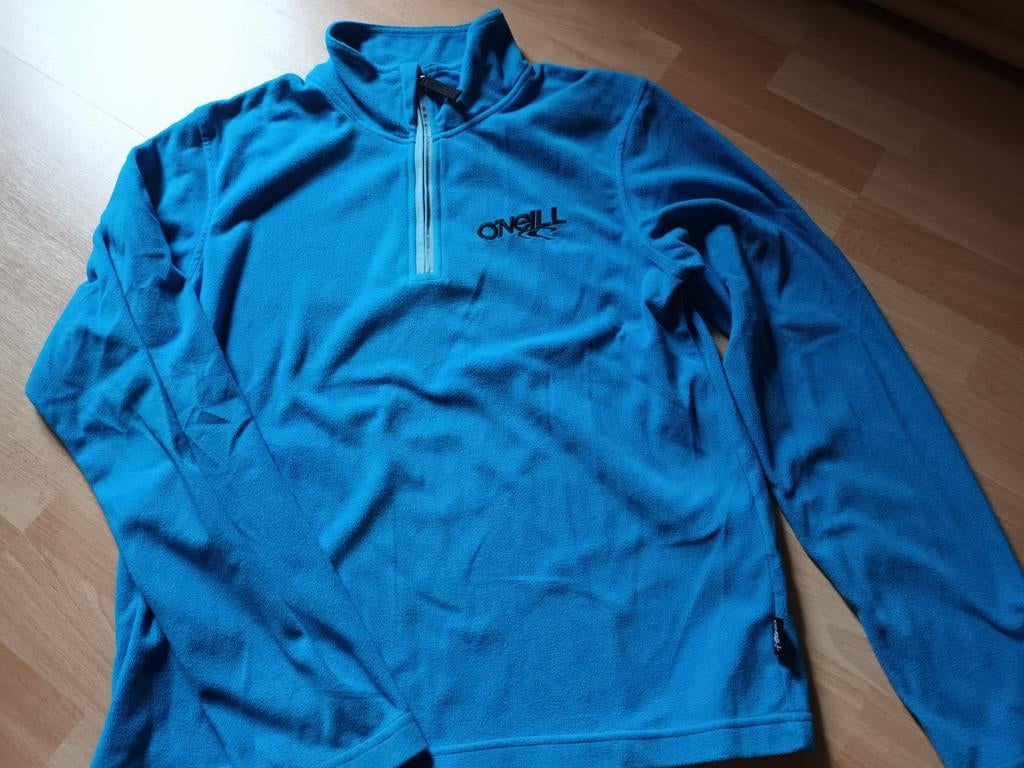 Blauwe fleecetrui maat 176, Ophalen of Verzenden, Zo goed als nieuw