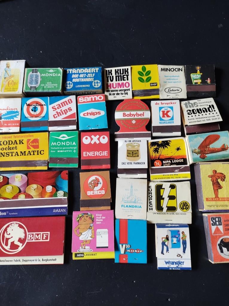 Reklame merken lucifers, Verzamelen, Ophalen of Verzenden