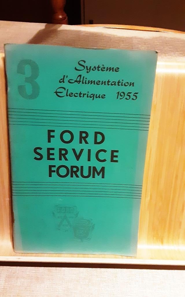 Ford service forum 1955, Ophalen of Verzenden, Zo goed als nieuw, Ford