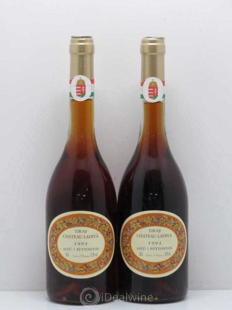 5 x Tokaji Château Ladiva 1993, Ophalen, Overige gebieden, Overige typen, Zo goed als nieuw