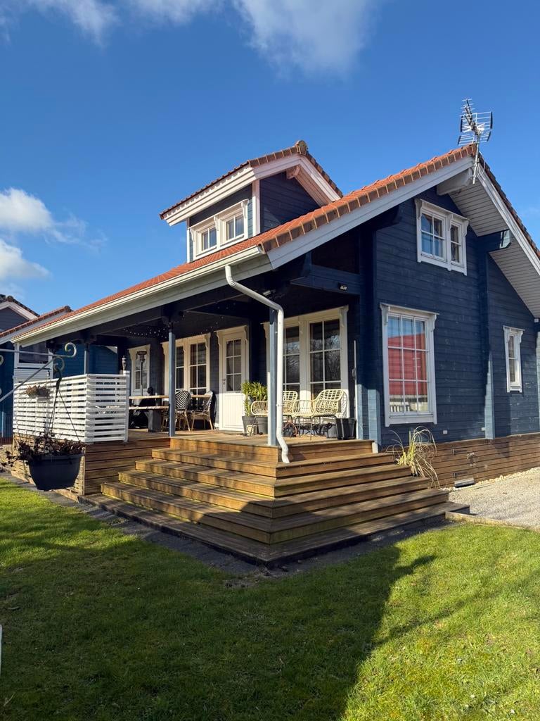 Fins houten huis in de buurt van Le Touquet