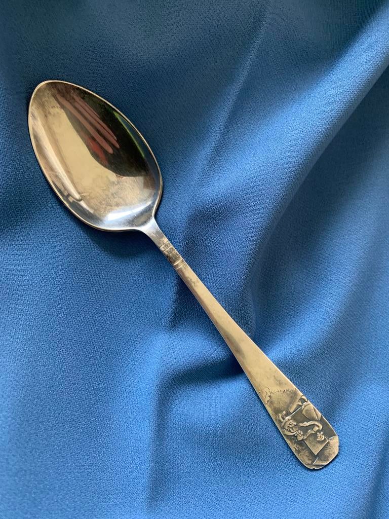 Roodkapje verzilverde lepel, Antiek en Kunst, Ophalen of Verzenden