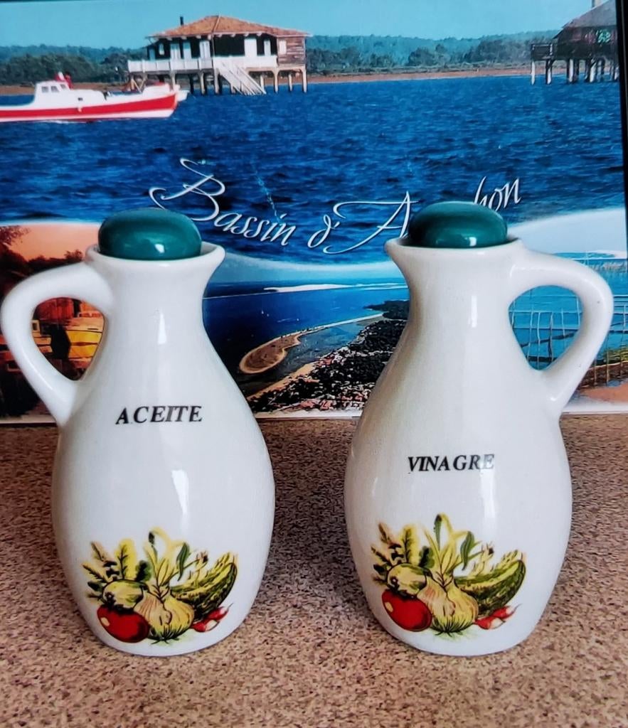 Pot pour huile et vinaigre h.12cm, Enlèvement ou Envoi