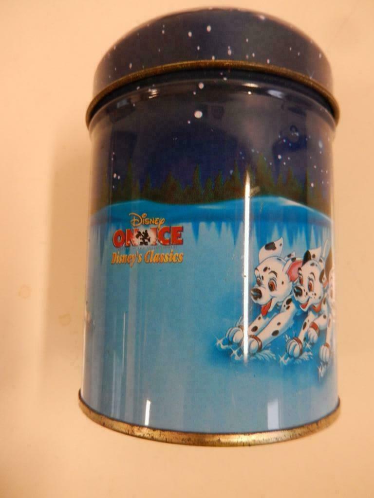 "DISNEY ON ICE" metalen spaarpotje, Ophalen of Verzenden, Overige figuren, Gebruikt, Servies
