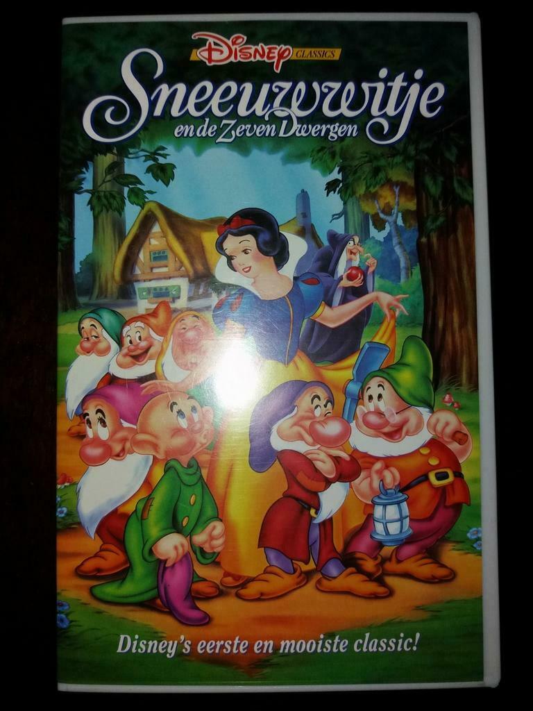 Sneeuwwitje VHS Disney, Cd's en Dvd's, Ophalen of Verzenden